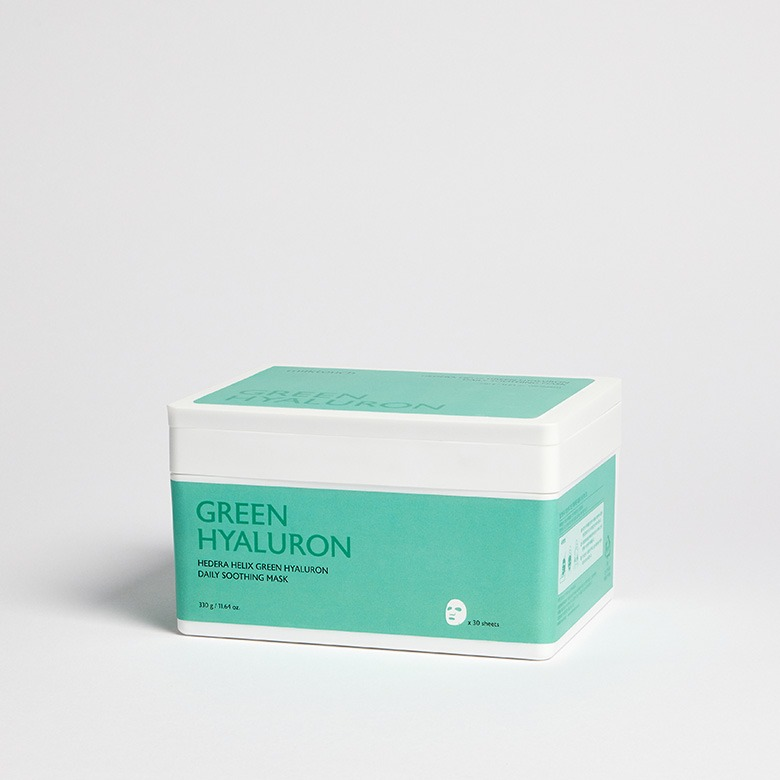 MilkTouch Hedera Helix Green Hyaluron Daily Soothing Mask 330g (30 pcs)