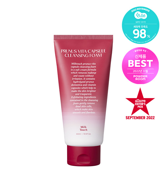 Milk Touch Prunus Vita Capsule Cleansing Foam 150ml