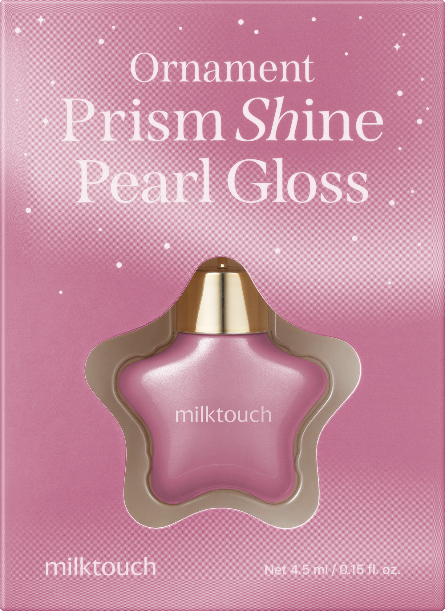 Milk Touch Ornament Prism Pearl Shine Lip Gloss