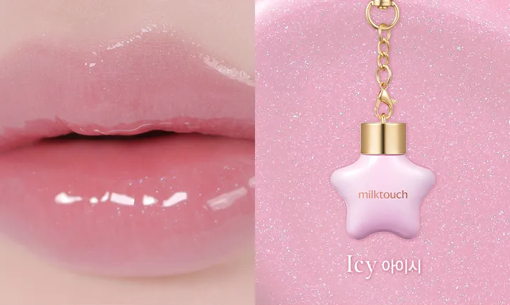 Milk Touch Ornament Prism Pearl Shine Lip Gloss